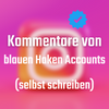 Instagram-opmerkingen (met blauwe vinkjes)