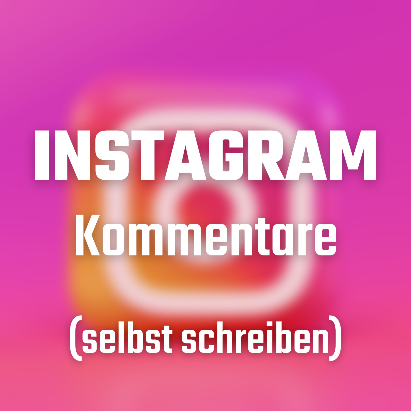 Instagram comments (write them yourself)
