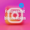 Instagram Follower (mit Blauen Haken)